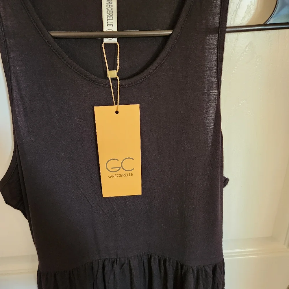 Black Maxi Dress with Pockets NWT πHP π - Picture 5 of 7